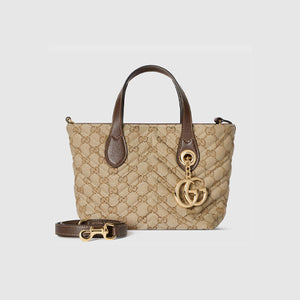 구찌 GG 마몽 스몰 토트백 베이지 855391