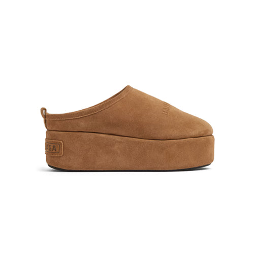 발렌시아가 알래스카 소프트 플랫폼 뮬 브라운