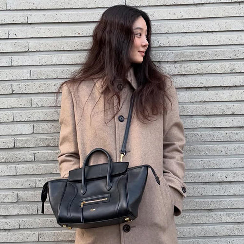 셀린느 뉴 러기지 백 스몰 블랙 (정려원 착용)