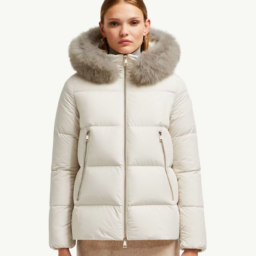 몽클레어 라이체 후드 시어링 쇼트 다운 재킷 2color