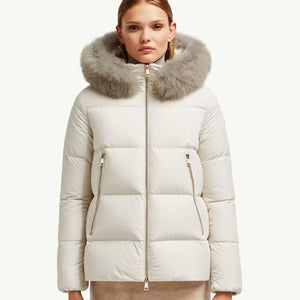 몽클레어 라이체 후드 시어링 쇼트 다운 재킷 2color