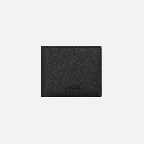 디올 아이콘 가죽 프리베 반지갑 블랙