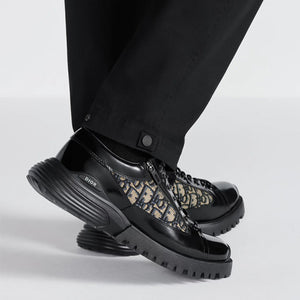 디올 오블리크 컴뱃 더비 슈즈 베이지/블랙