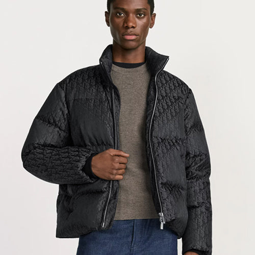 디올 오블리크 다운 재킷 블랙