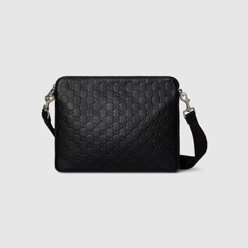 구찌 GG 엠블럼 미디엄 크로스백 블랙 850214