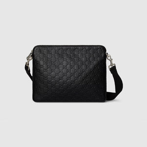 구찌 GG 엠블럼 미디엄 크로스백 블랙 850214