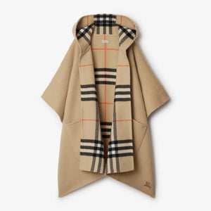 버버리 리버시블 체크 캐시미어 케이프 2color