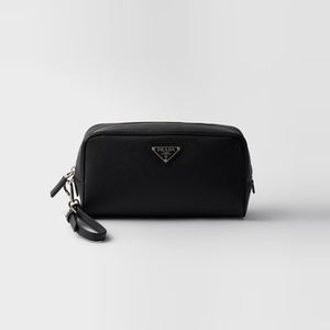 프라다 사피아노 가죽 파우치 블랙 2NE065