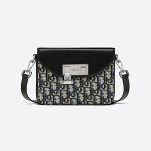 디올 오블리크 자카드 메신저 파우치백 (이재욱 착용)