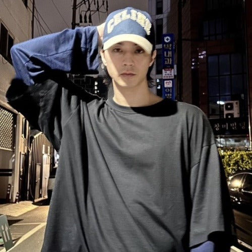 [국내배송] 셀린느 컬리지 코튼 베이스볼 볼캡 3color (김지훈 착용)