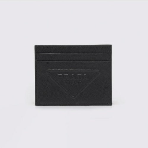 프라다 사피아노 가죽 카드지갑 블랙 2MC223