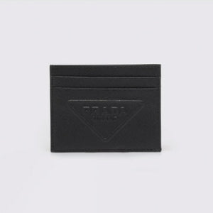 프라다 사피아노 가죽 카드지갑 블랙 2MC223