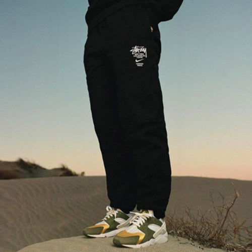 [국내배송/당일출고] 나이키 X 스투시 NRG ZR 플리스 팬츠 블랙 (류준열 착용)