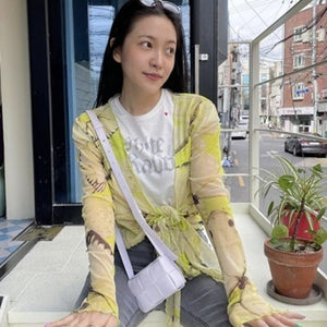 보테가베네타 미니 카세트백 머스워시드 (예리 착용)